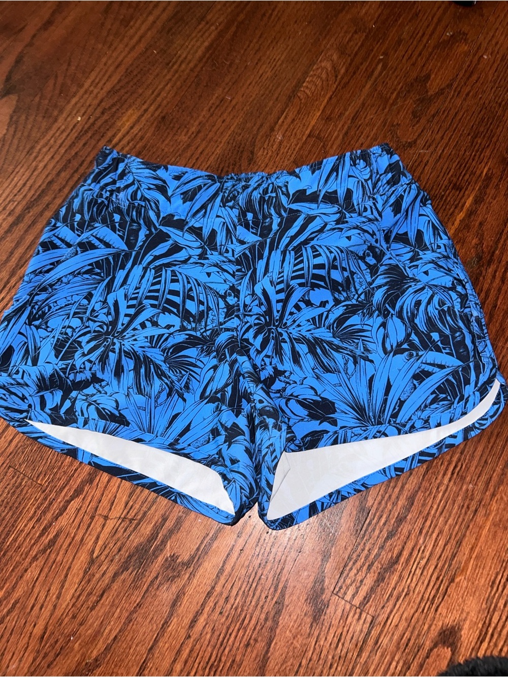 Columbia Blue and Black Women's Athletic Shorts size small
